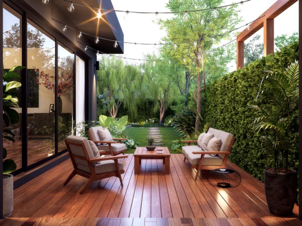 Couple enjoying outdoor spa with hot tub relaxation and wellness services in Nevada County